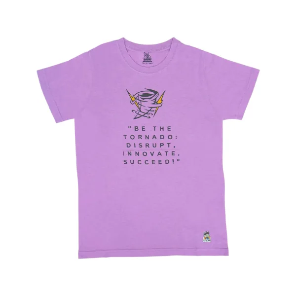 Kids’ Unisex T-Shirt  | “Tornado” Graphic Digital Print | Soft Cotton-Modal Blend | Breathable, Comfortable & Stylish Casual Top for Boys & Girls