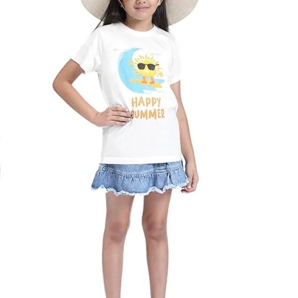 Unisex Tshirt | Made of Super Combed Cotton-Modal Natural Fiber Better Than 100% Cotton| Soft & Breathable Fabric| Unique Digitally Printed Design |Vibrant Colour | Happy Summer