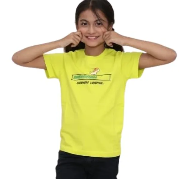 Unisex Tshirt| Made of Super Combed Cotton-Modal Natural Fiber Better Than 100% Cotton| Soft & Breathable Fabric| Unique Digitally Printed Design |Cuteness Loading