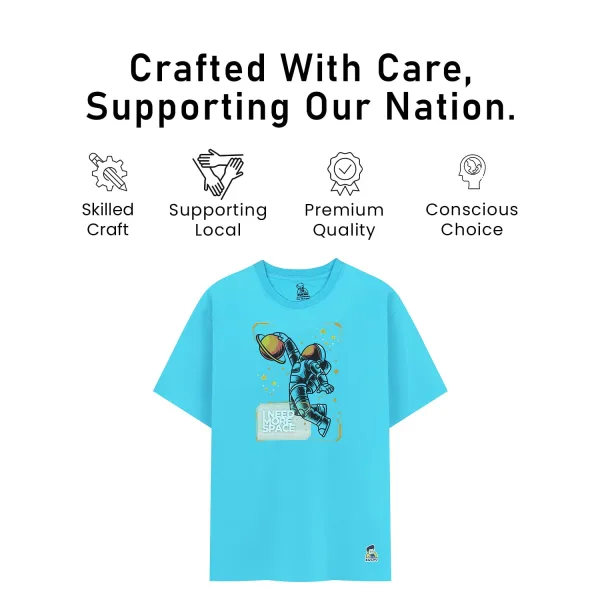 Kids More Space Cotton Modal T Shirt Breathable Casual