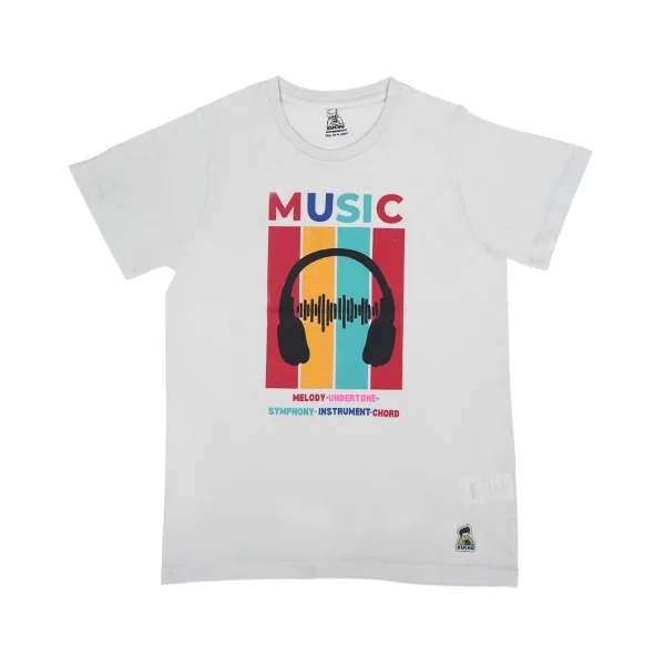 Kids Music Graphic Cotton Modal T Shirt Breathable Casual Tee