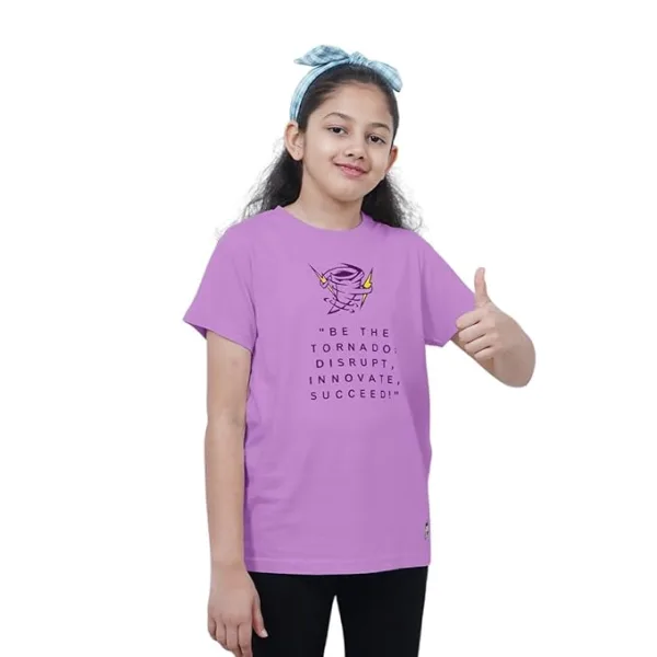 Unisex Kids T-Shirt,Multi-Color Cotton-Modal Blend – Softer & More Breathable Than 100% Cotton | Tornado Disrupt Digital Print, Boys & Girls (All Ages)