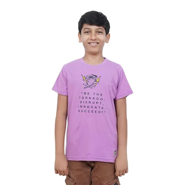 Unisex Tornado Graphic Cotton Modal T Shirt Breathable Kids