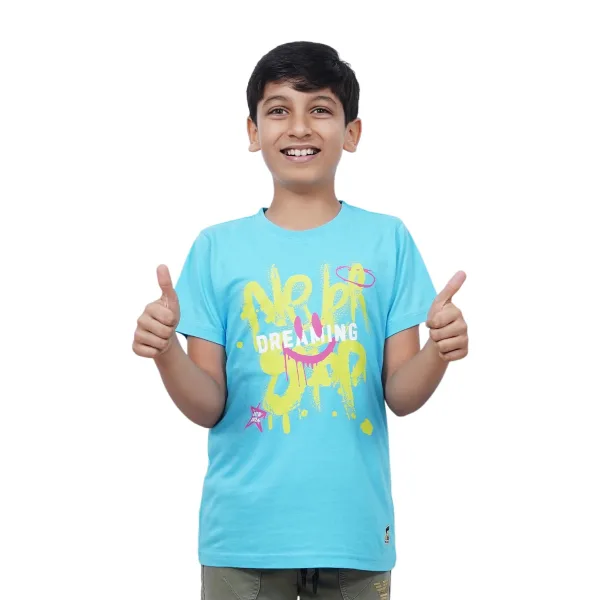 Kids Never Stop Dreaming Print Cotton Modal T Shirt Soft