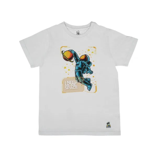 Kids More Space Digital Print Cotton Modal Casual T Shirt