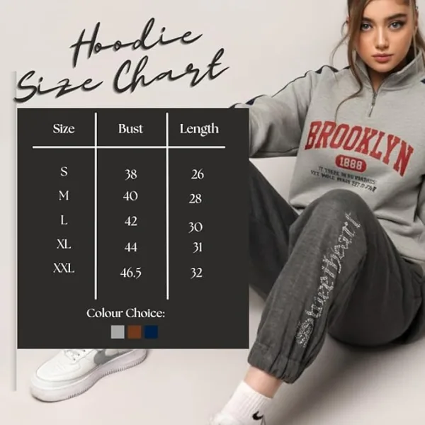 Women Casual Zip Up Hoodie Warm Travel Sweatshirt