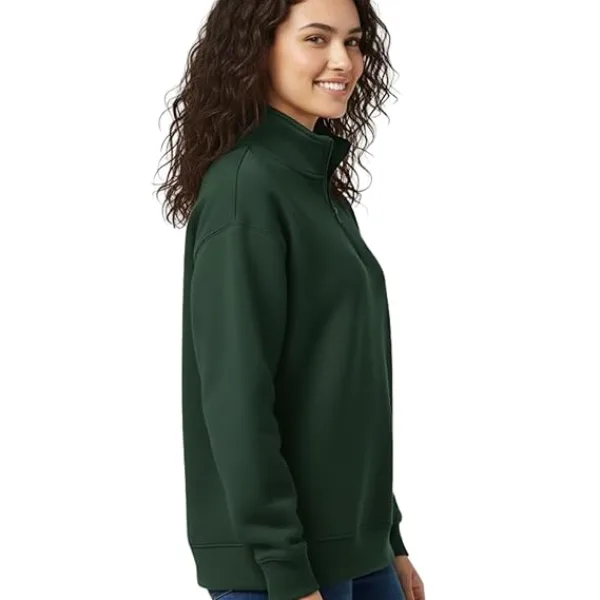 Quarter-Zip Pullover Sweatshirt for Woman Comfortable Hoodie for Women Zipper Sweatshirt Hooded Jacket for Woman Casual Wear Hoodie Full Zipper Hoodies for Girls