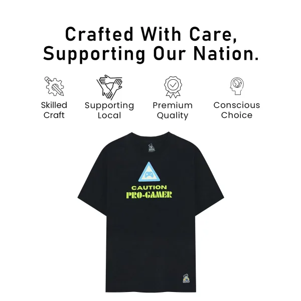 Kids’ Unisex T-Shirt| “Progamer” Digital Print | Ultra-Soft Cotton-Modal Blend | Breathable, Lightweight & Durable Casual Wear for Boys & Girls