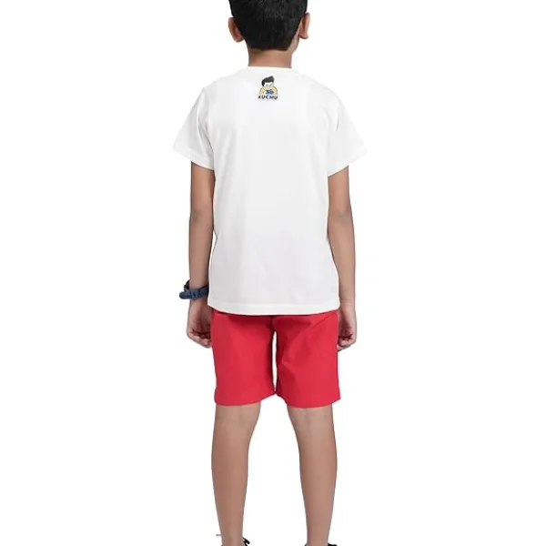 Unisex Super Hero Print Cotton Modal T Shirt Soft Breathable