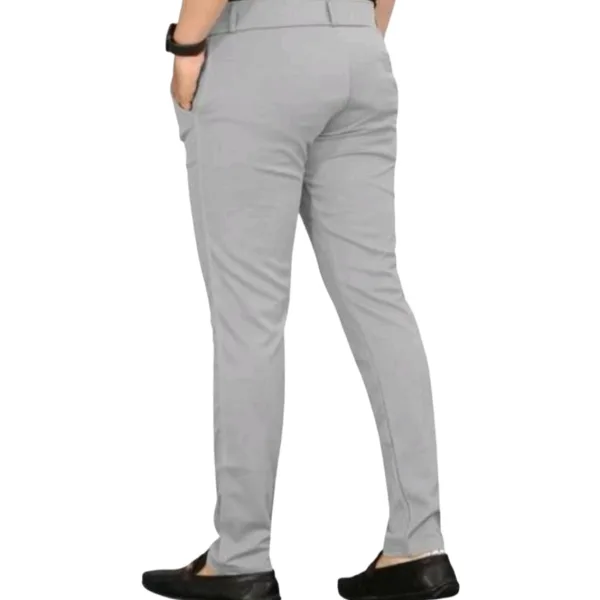 Men’s Slim Fit Stretchable Grey Trouser