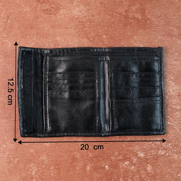 Premium Genuine Bi-Fold Wallet (1 Pc)