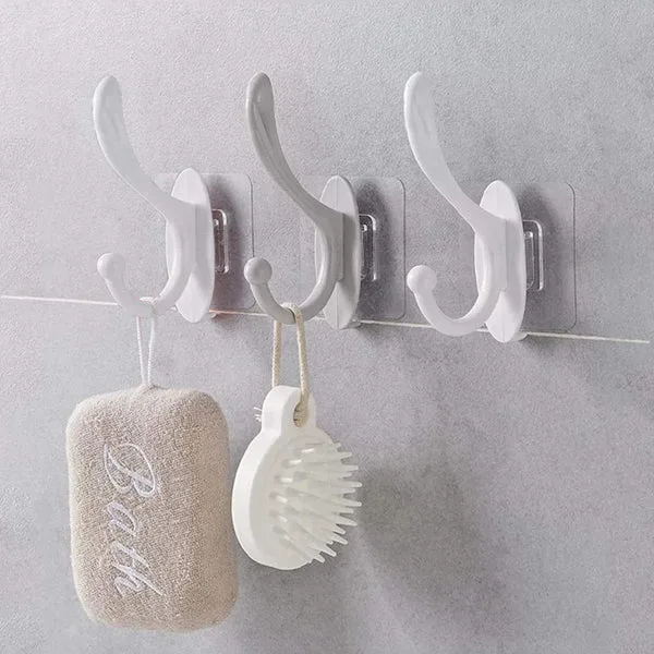 Self Adhesive Plastic Wall Hook for Home Organization