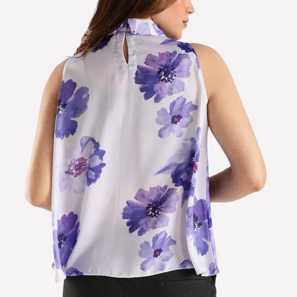 FLOWER PRINTED TOP
