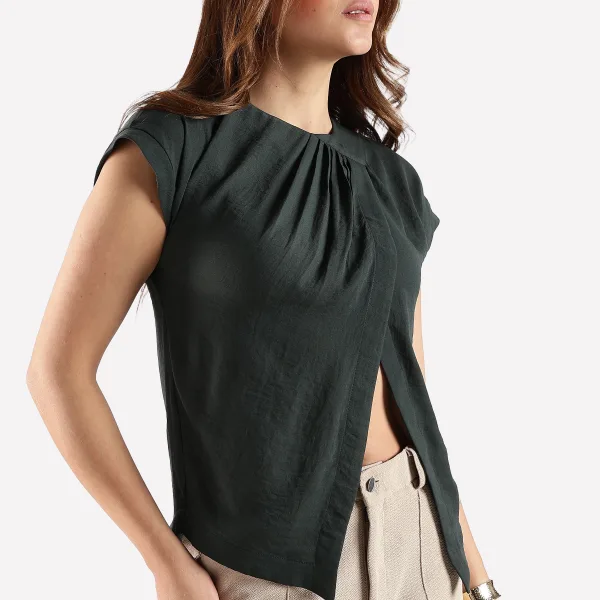 STYLISH DRAPPED TOP