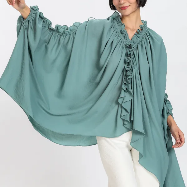 Ruffle Top for Women Stylish Casual Wear