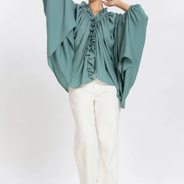 Ruffle Top for Women Stylish Casual Wear