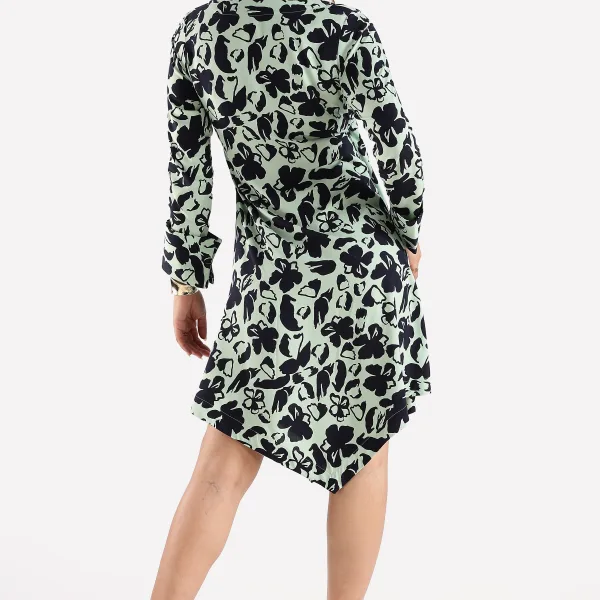 Women Rayon Printed Dress Lightweight Summer Outfit