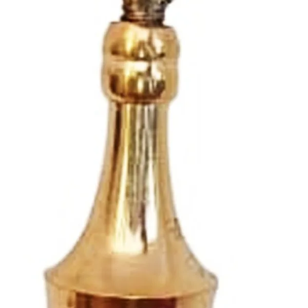 Mii Art Brass Surmedani With Funnel/Kuppi and Surma Use in Eye's Makeup[Size-13-cm]Pack OF 1 pcs Funnel,2 Surma Packed, 1 Brass Surmedani