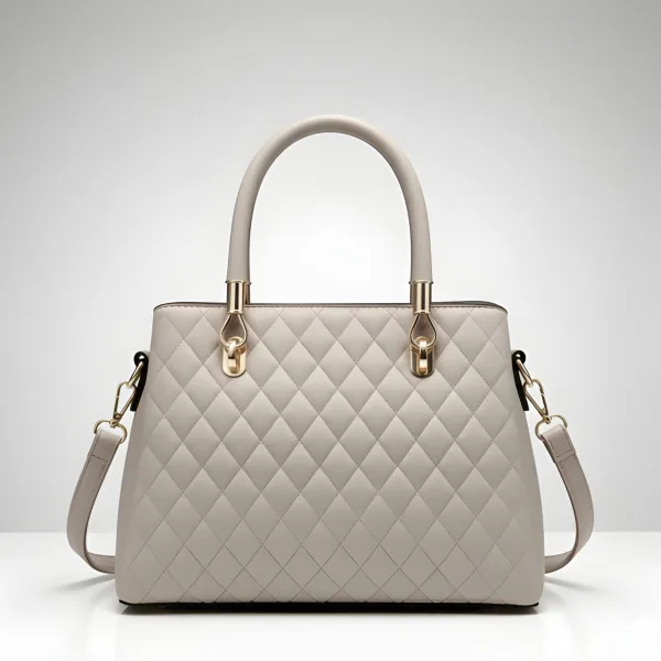 Premium Quality Women’s Stylish Handbag | Elegant PU Leather Shoulder & Tote Bag for Ladies | Spacious Multi-Compartment Design with Golden Hardware & Fur Ball Charm | Perfect for Office, Daily Use, Travel & Parties