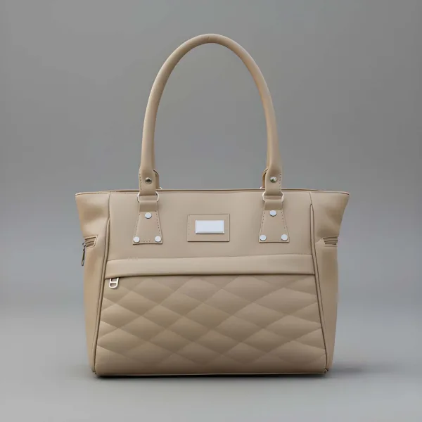 Premium Quality Women’s Stylish Handbag | Elegant PU Leather Shoulder & Tote Bag for Ladies | Spacious Multi-Compartment Design with Golden Hardware & Fur Ball Charm | Perfect for Office, Daily Use, Travel & Parties