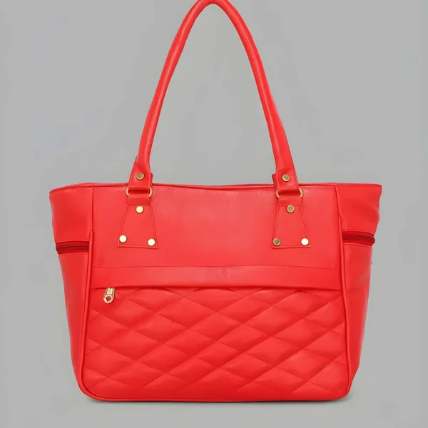 Premium Quality Women’s Stylish Handbag | Elegant PU Leather Shoulder & Tote Bag for Ladies | Spacious Multi-Compartment Design with Golden Hardware & Fur Ball Charm | Perfect for Office, Daily Use, Travel & Parties