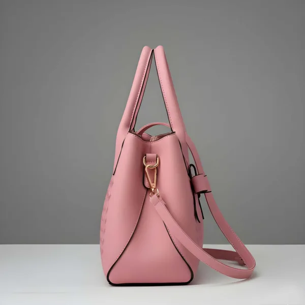 Premium Quality Women’s Stylish Handbag | Elegant PU Leather Shoulder & Tote Bag for Ladies | Spacious Multi-Compartment Design with Golden Hardware & Fur Ball Charm | Perfect for Office, Daily Use, Travel & Parties