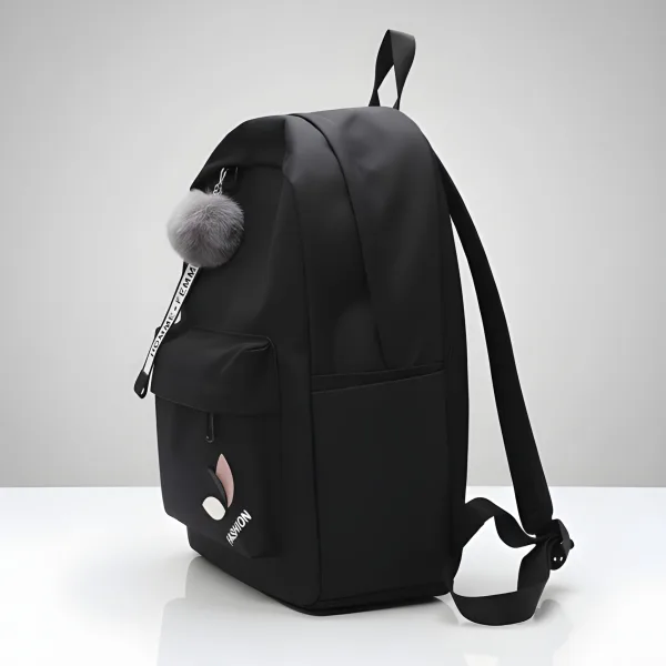 Latest Trendy Women’s Backpack | Lightweight & Durable PU Leather School/College Bag | Adjustable Straps with Dual Handles | Fashionable Solid Pattern Tote with Soft Texture, Front Pocket