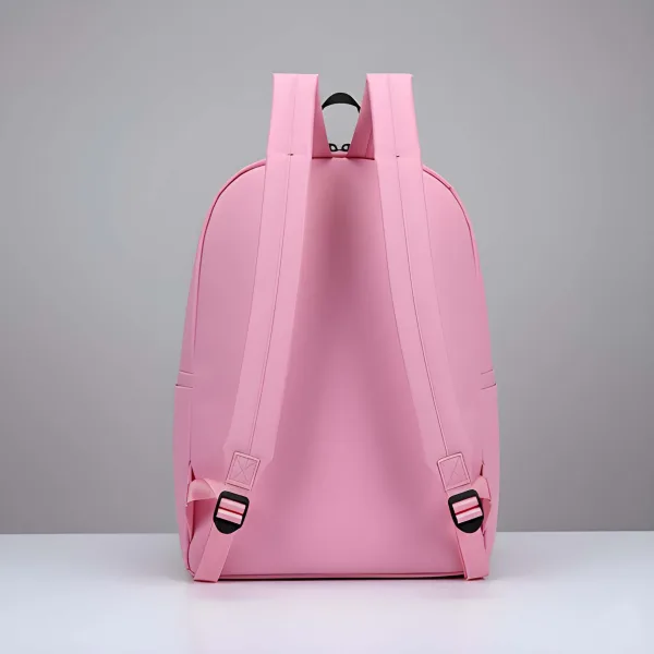 Latest Trendy Women’s Backpack | Lightweight & Durable PU Leather School/College Bag | Adjustable Straps with Dual Handles | Fashionable Solid Pattern Tote with Soft Texture, Front Pocket