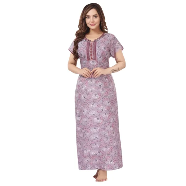 Women Alpine Nighty Soft Fabric Comfortable Nightwear