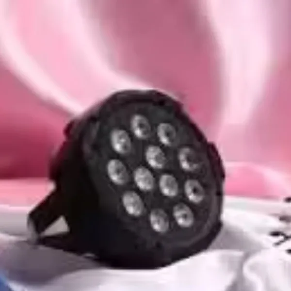 RGB Stage PAR DJ Light With Remote UV 6 In 1 Color Party Lighting