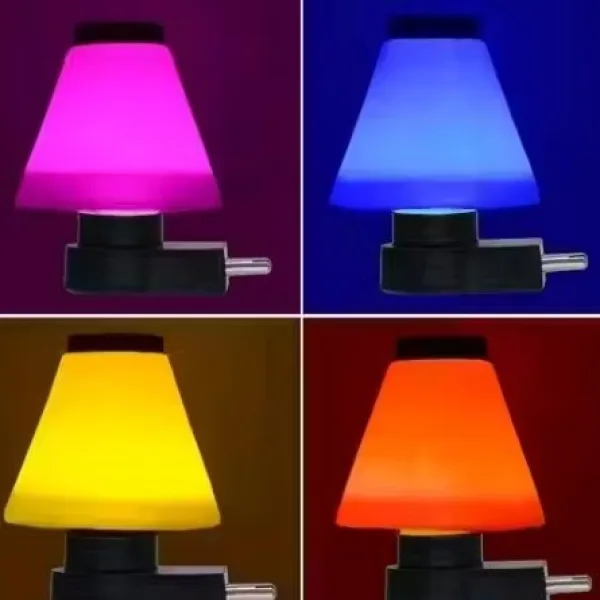 Color Changing Plug In Night Light Set of 4 Soft Glow