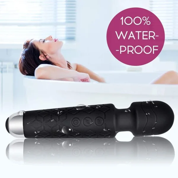 Powerful rechargeable body massager for deep muscle relaxation