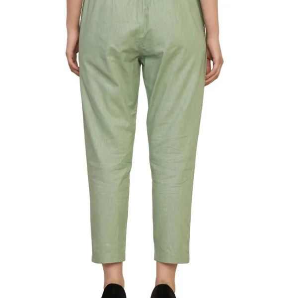 Women’s Linen Palazzo Pants – Effortless Style & Breathable Comfort | Green