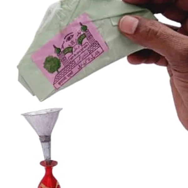 Mii Art Brass Surmedani With Funnel/Kuppi And Surma Use In Eye's Makeup Pack OF 1 Pcs Funnel,2 Surma Packed, 1 Brass Surmedani