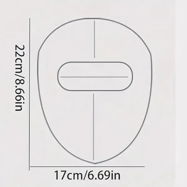 Warm Mask for Men & Women with HD Goggles | Full Face Winter Protection | Windproof Bicycle Mask | Washable Fleece Face Mask