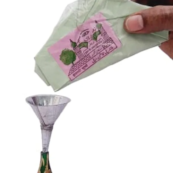 Brass Surmedani With Funnel/Kuppi And Surma Use In Eye's Makeup [Size-7-cm] Pack Of-1 Funnel, 2 Surma Packed,1 Brass Surmedani