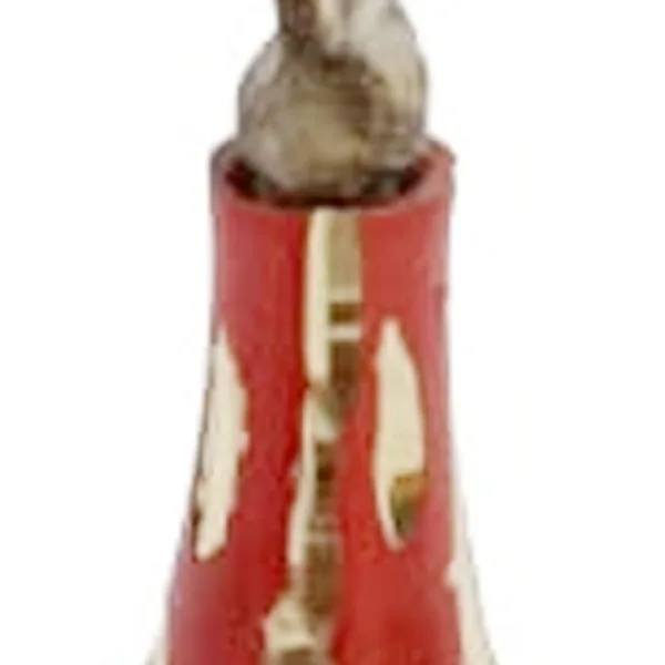 Brass Surmedani With Funnel/Kuppi And Surma Use In Eye's Makeup [Size-7-cm] Pack Of-1 Funnel, 2 Surma Packed, 1 Brass Surmedani