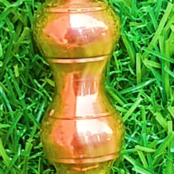 Brass Surmedani With Funnel/Kuppi And Surma Use In Eye's Makeup [Size-7-cm] Pack Of-1 Funnel, 2 Surma Packed,1 Brass Surmedani