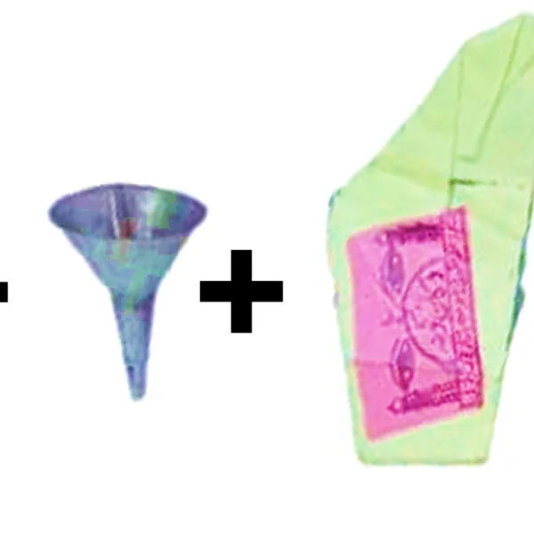 Brass Surmedani With Funnel/Kuppi And Surma Use In Eye's Makeup [Size-8-cm] Pack Of-1 Funnel, 2 Surma Packed, 1 Brass Surmedani