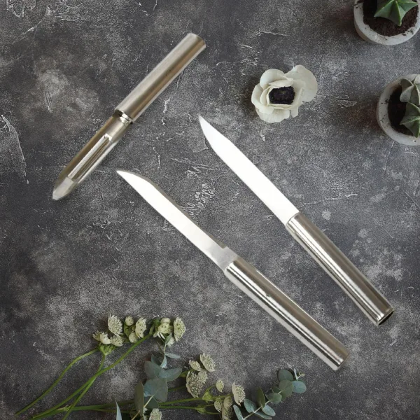 Stainless Steel Multipurpose Sharp Cutting Knife with Non-Slip Handle for Fruit, Meat and Vegetable Chopping