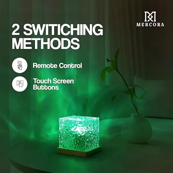 Lights Lamp Romantic Warm Ocean Wave Night Light for Bedroom Astronaut Galaxy Projector Night Lamp for Kids – Cute Bed Lamp, Fancy Light Decor, Relaxing Aurora Projector for Bedroom