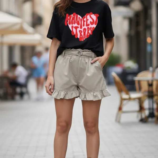 MENIFEST GRAPHIC PRINTED OVERSIZED T-SHIRT