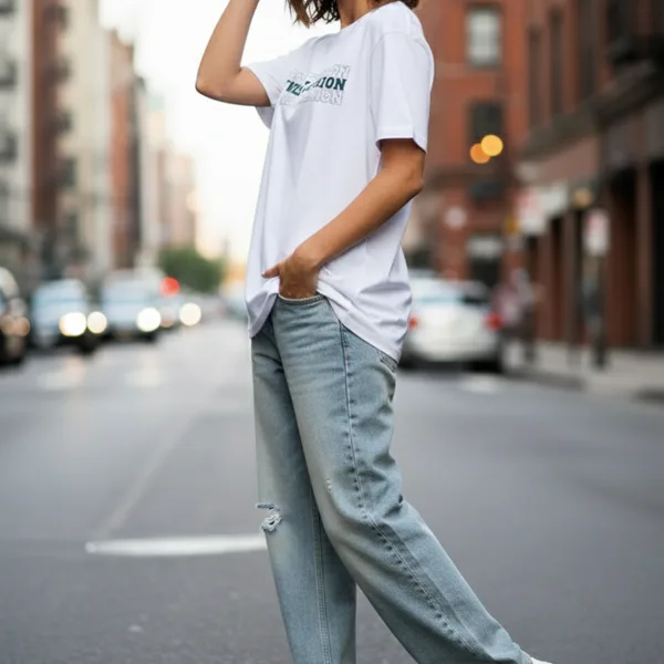 GRAPHIC PRINTED OVERSIZED T-SHIRT