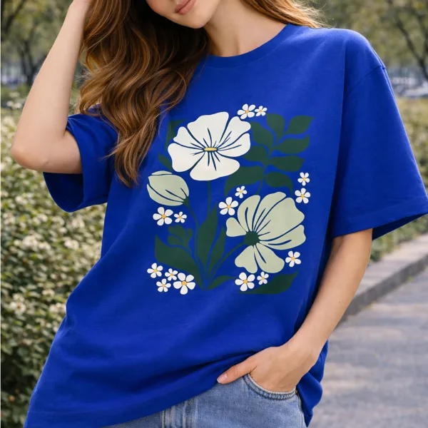 FLORA VIBE GRAPHIC OVERSIZED T-SHIRT