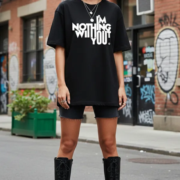 NOTHING WITHOUT YOU OVERSIZED TEE