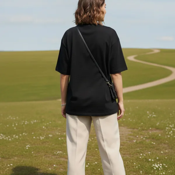 THE GOLDEN PEAK GRAPHIC PRINTED OVERSIZED T-SHIRT