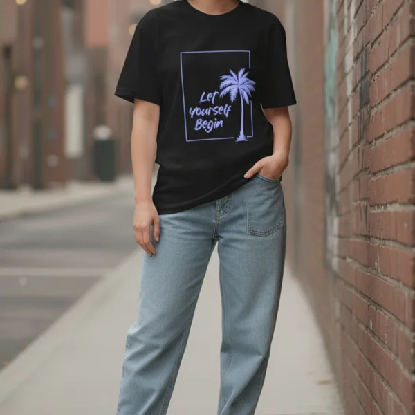 THE OASIS SCRIPT OVERSIZED TEE