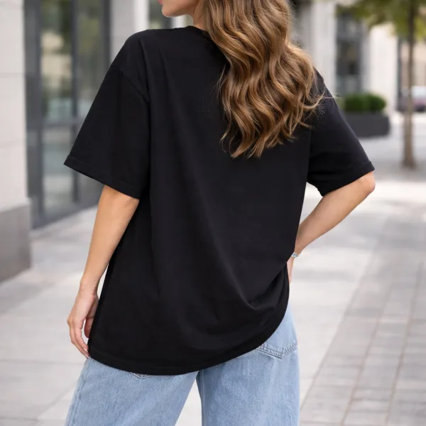 LIFE GRAPHIC PRINTED OVERSIZED TEE
