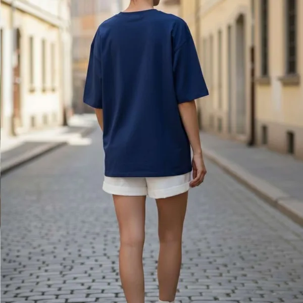 EVIL EYE GRAPHIC PRINTED OVERSIZE T-SHIRT