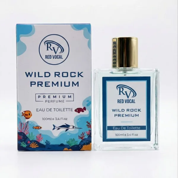 Red Vocal Wild Rock Premium Perfume Eau De Toilette for Men – 100ml Bold, Fresh & Long-Lasting Fragrance